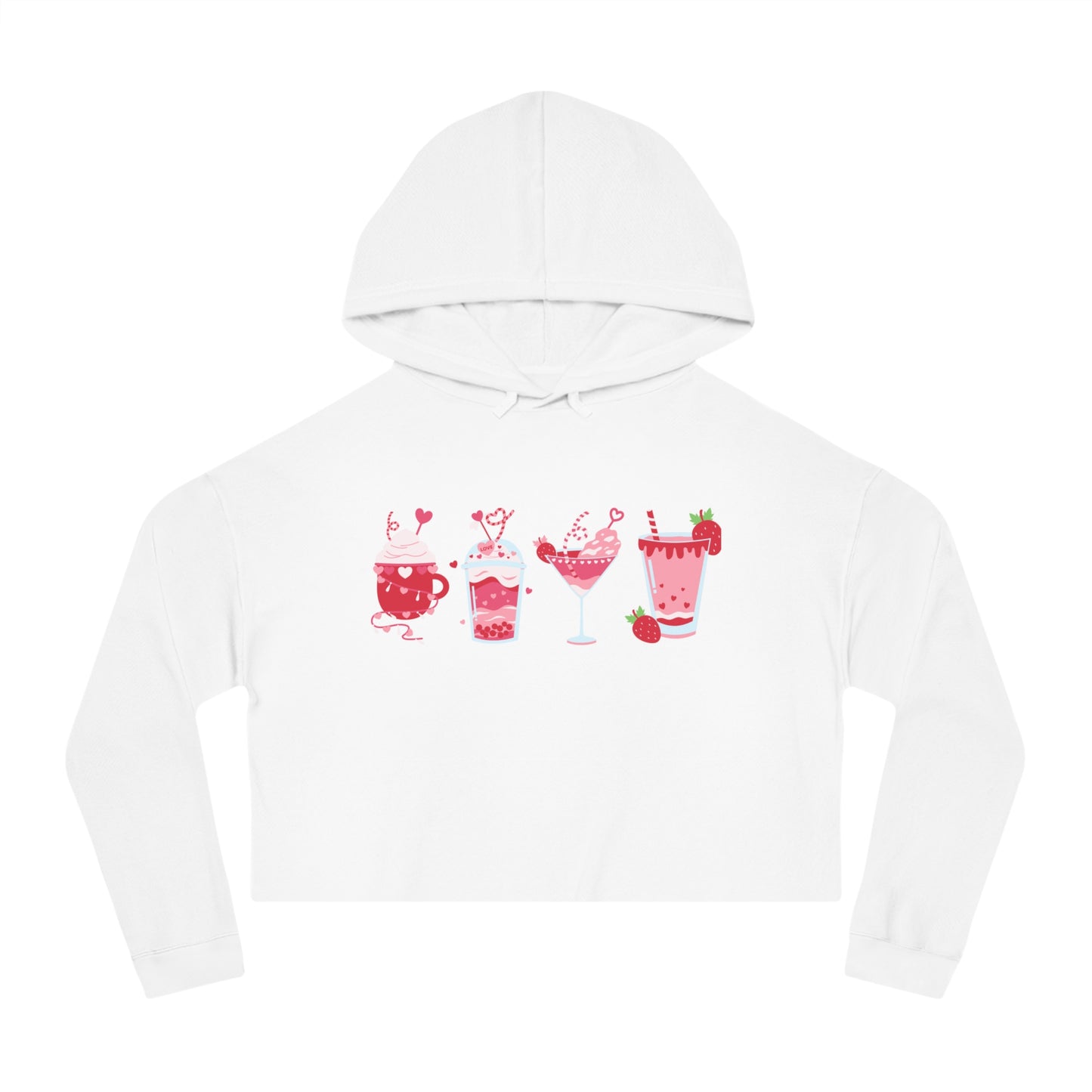 Shake Shake Cropped Hooded Sweatshirt