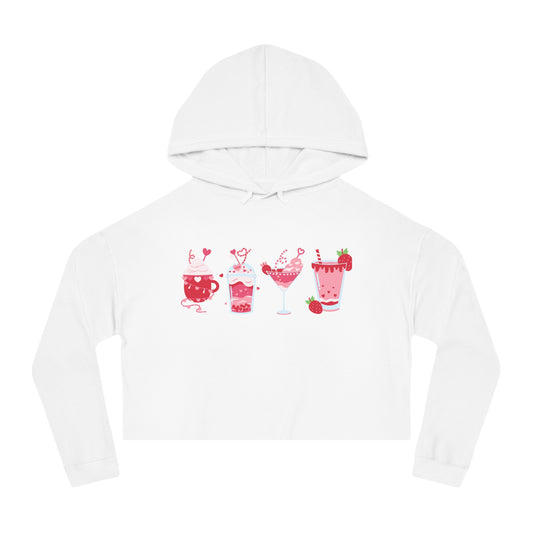 Shake Shake Cropped Hooded Sweatshirt