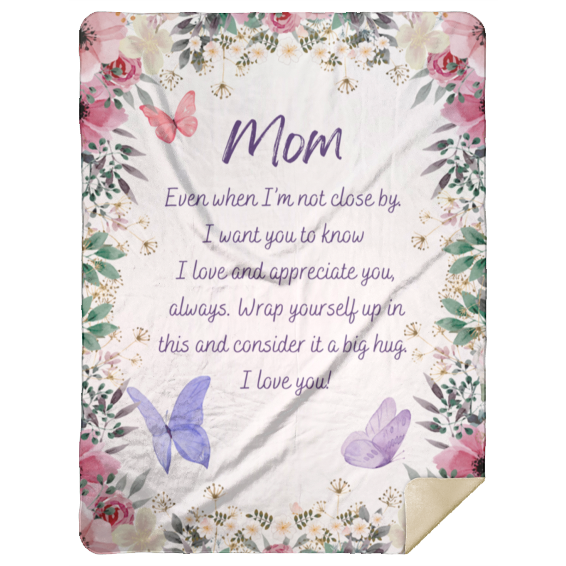 Flower Garden Blanket for Mom