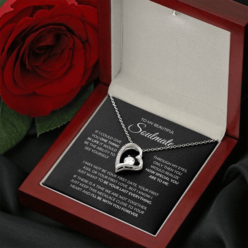 Beautiful Gift for Soulmate - "I'll be with you forever" Necklace