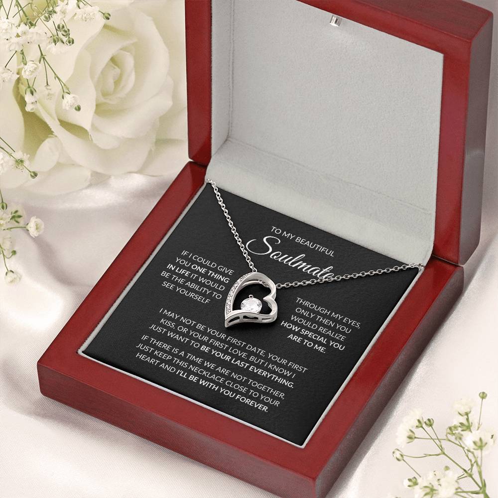 Beautiful Gift for Soulmate - "I'll be with you forever" Necklace