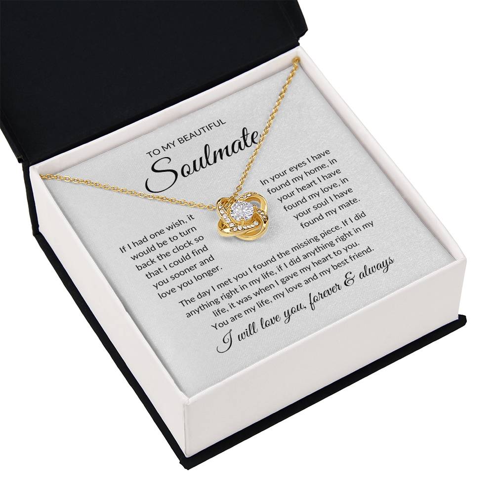 Beautiful Gift for Soulmate, "Forever & Always" Necklace