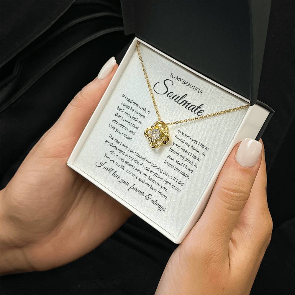 Beautiful Gift for Soulmate, "Forever & Always" Necklace