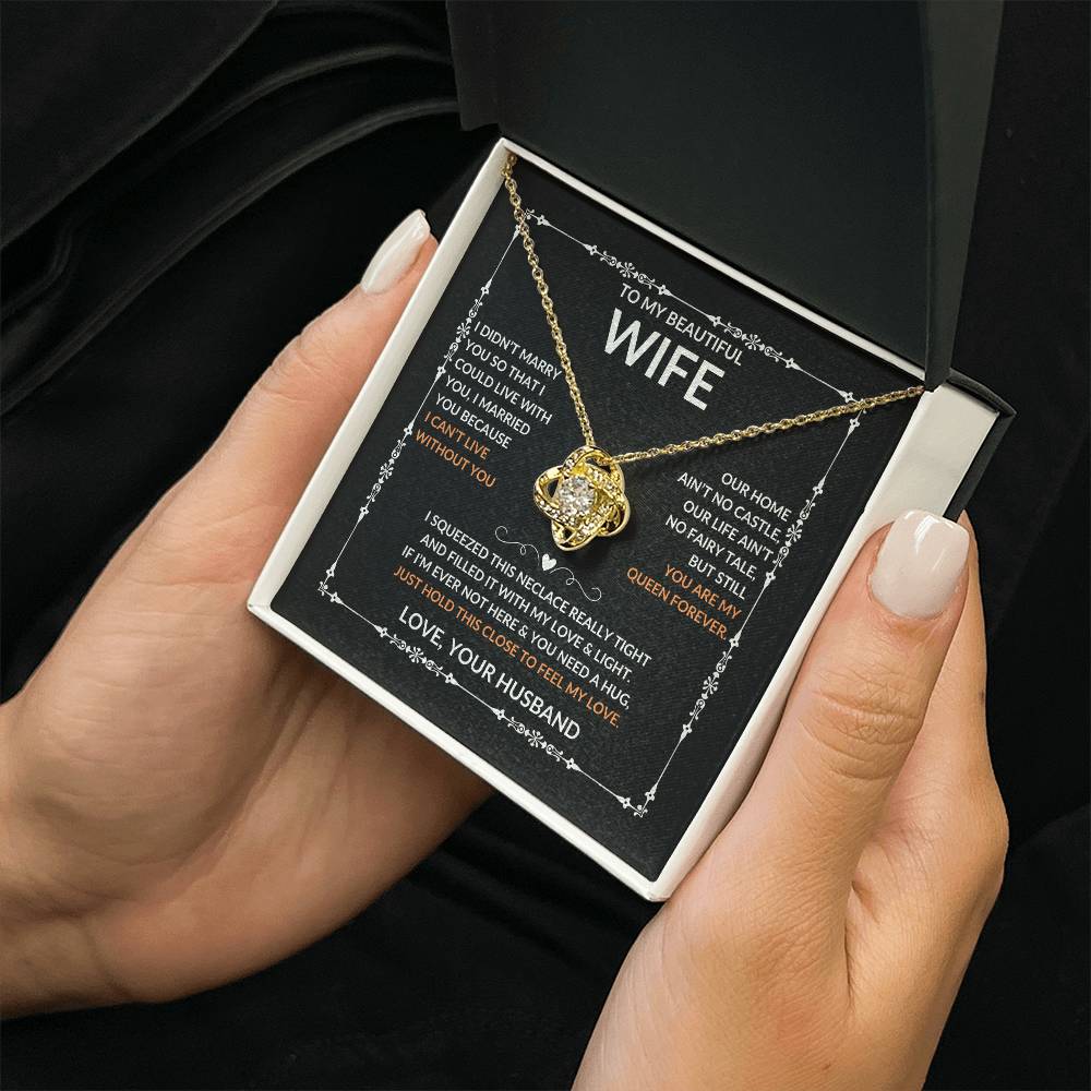 Beautiful Gift for Wife, "Love, Your Husband" Necklace