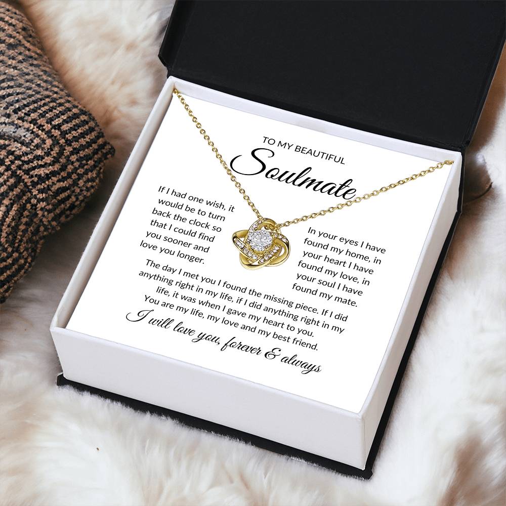 Beautiful Gift for Soulmate, "Forever & Always" Necklace