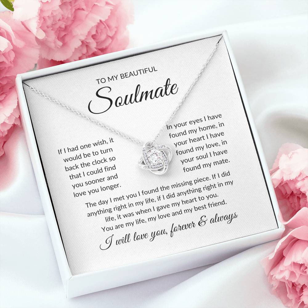 Beautiful Gift for Soulmate, "Forever & Always" Necklace