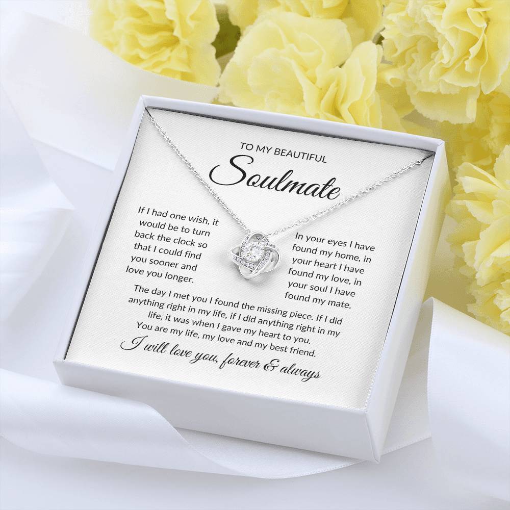 Beautiful Gift for Soulmate, "Forever & Always" Necklace