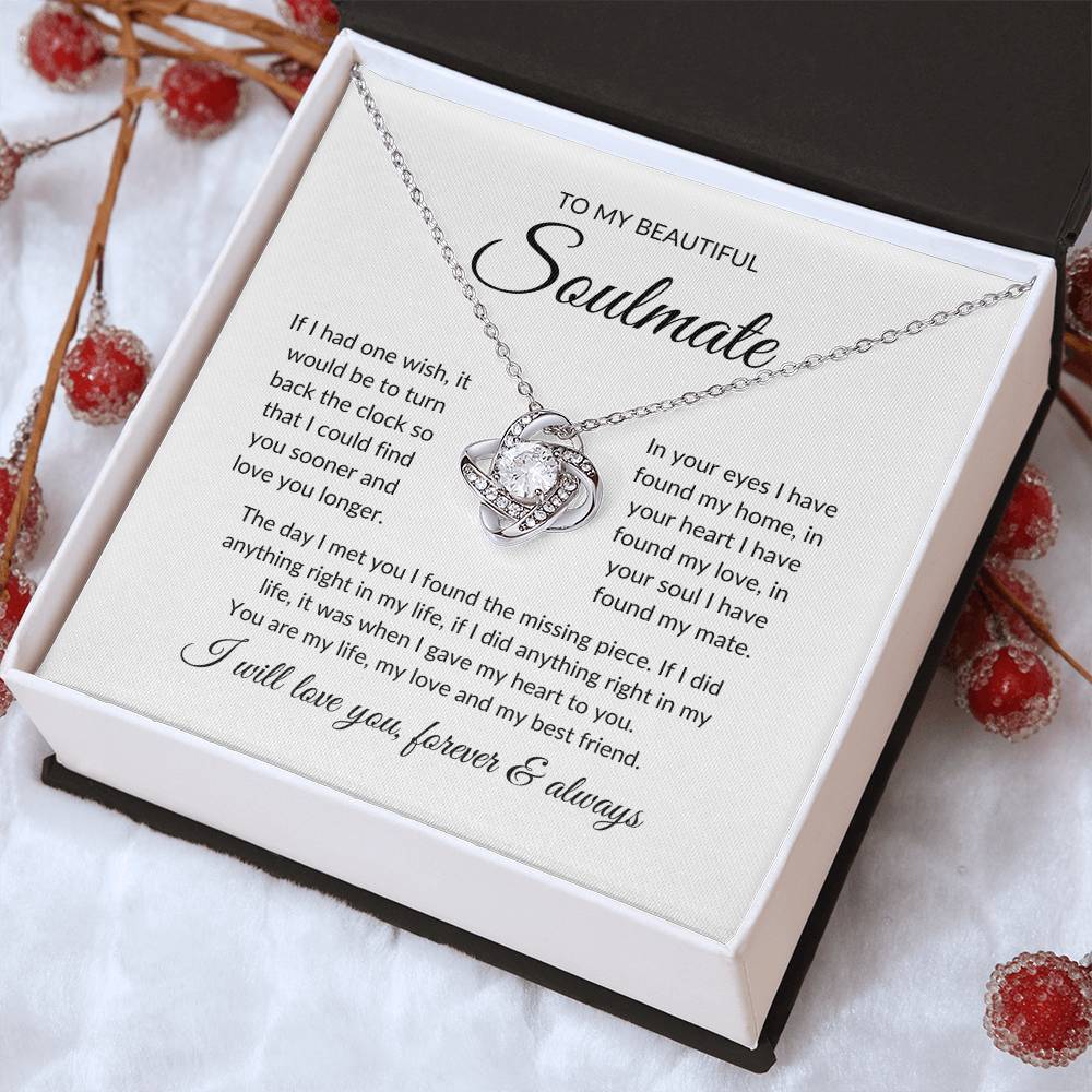 Beautiful Gift for Soulmate, "Forever & Always" Necklace