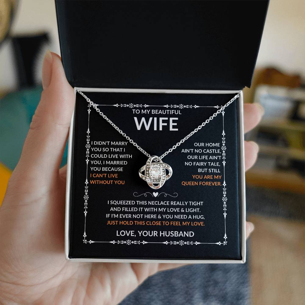 Beautiful Gift for Wife, "Love, Your Husband" Necklace