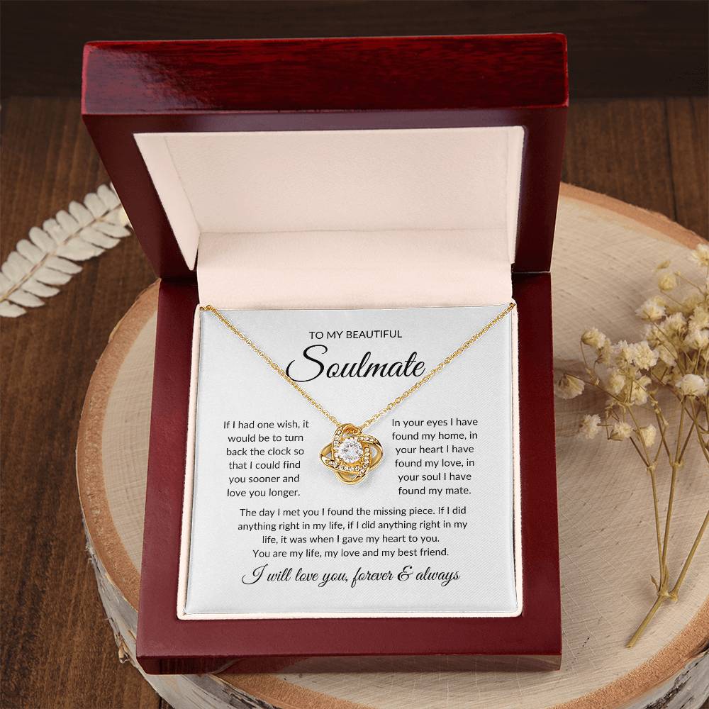 Beautiful Gift for Soulmate, "Forever & Always" Necklace