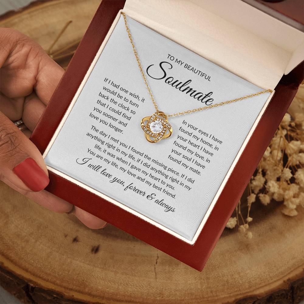 Beautiful Gift for Soulmate, "Forever & Always" Necklace