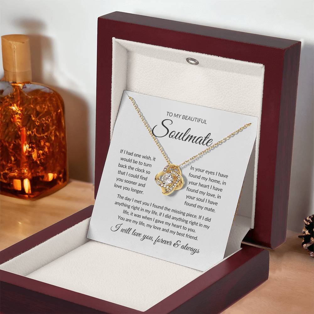 Beautiful Gift for Soulmate, "Forever & Always" Necklace