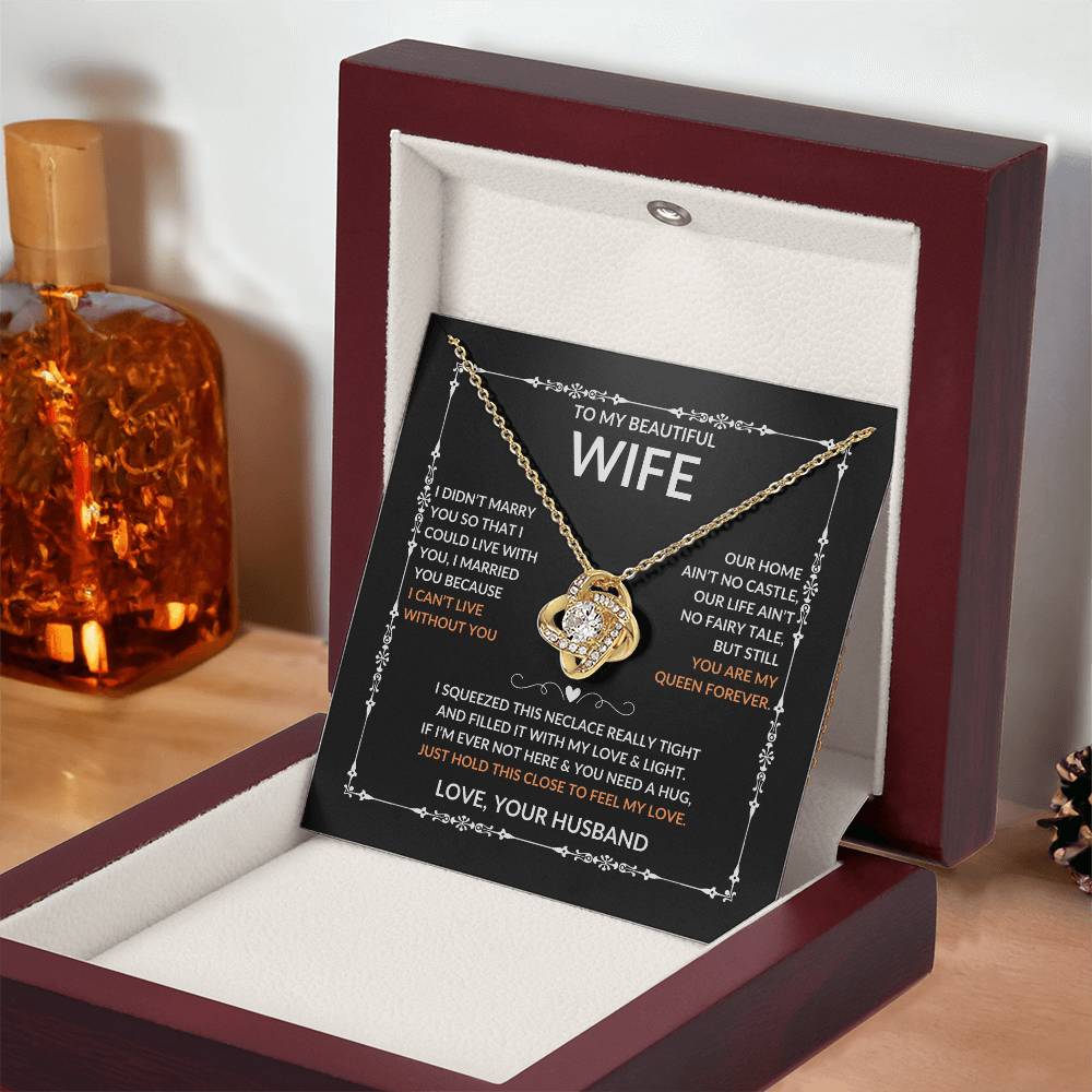 Beautiful Gift for Wife, "Love, Your Husband" Necklace