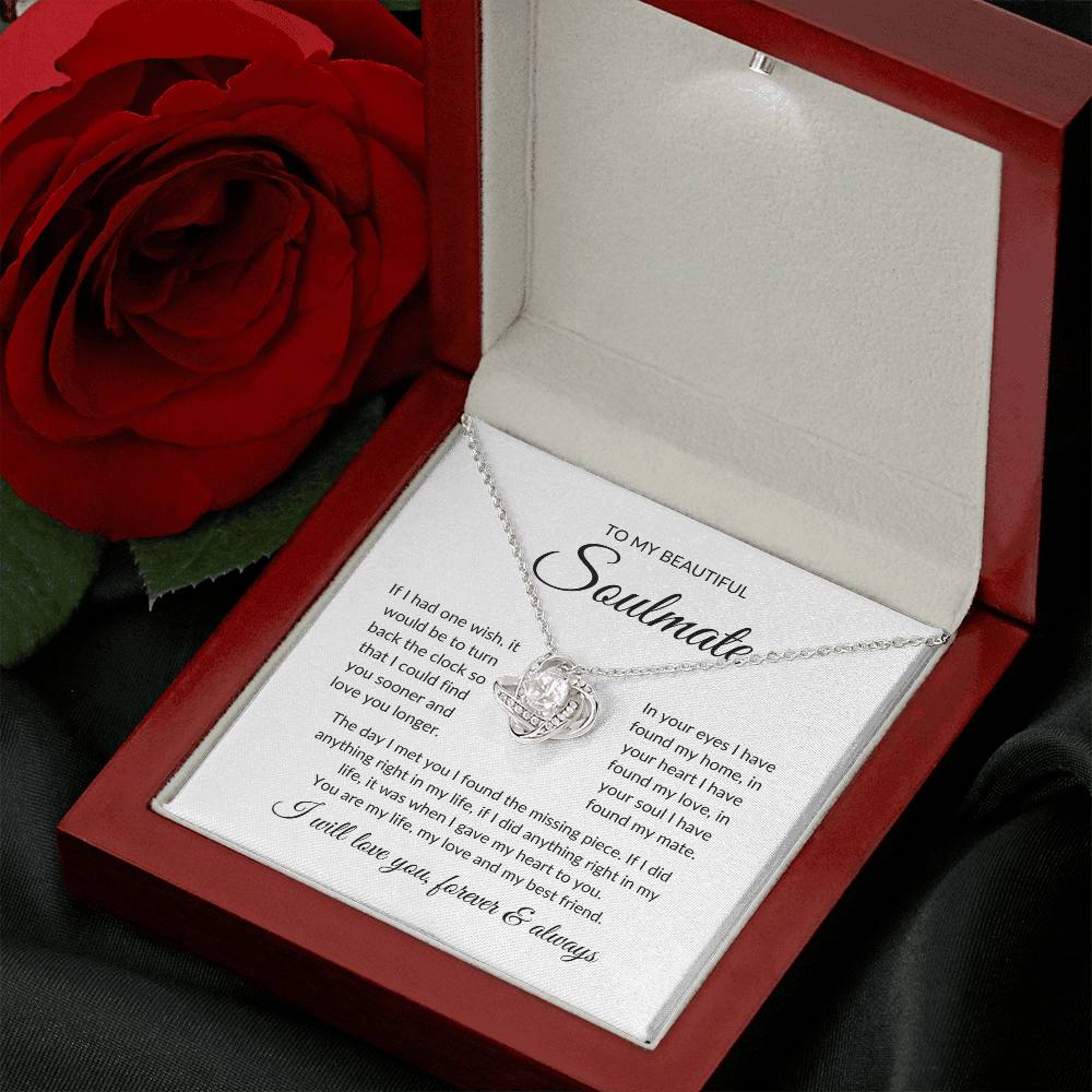 Beautiful Gift for Soulmate, "Forever & Always" Necklace