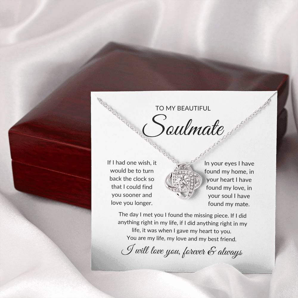 Beautiful Gift for Soulmate, "Forever & Always" Necklace