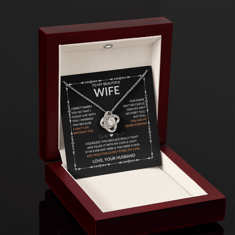 Beautiful Gift for Wife, "Love, Your Husband" Necklace