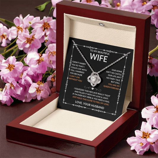 Beautiful Gift for Wife, "Love, Your Husband" Necklace