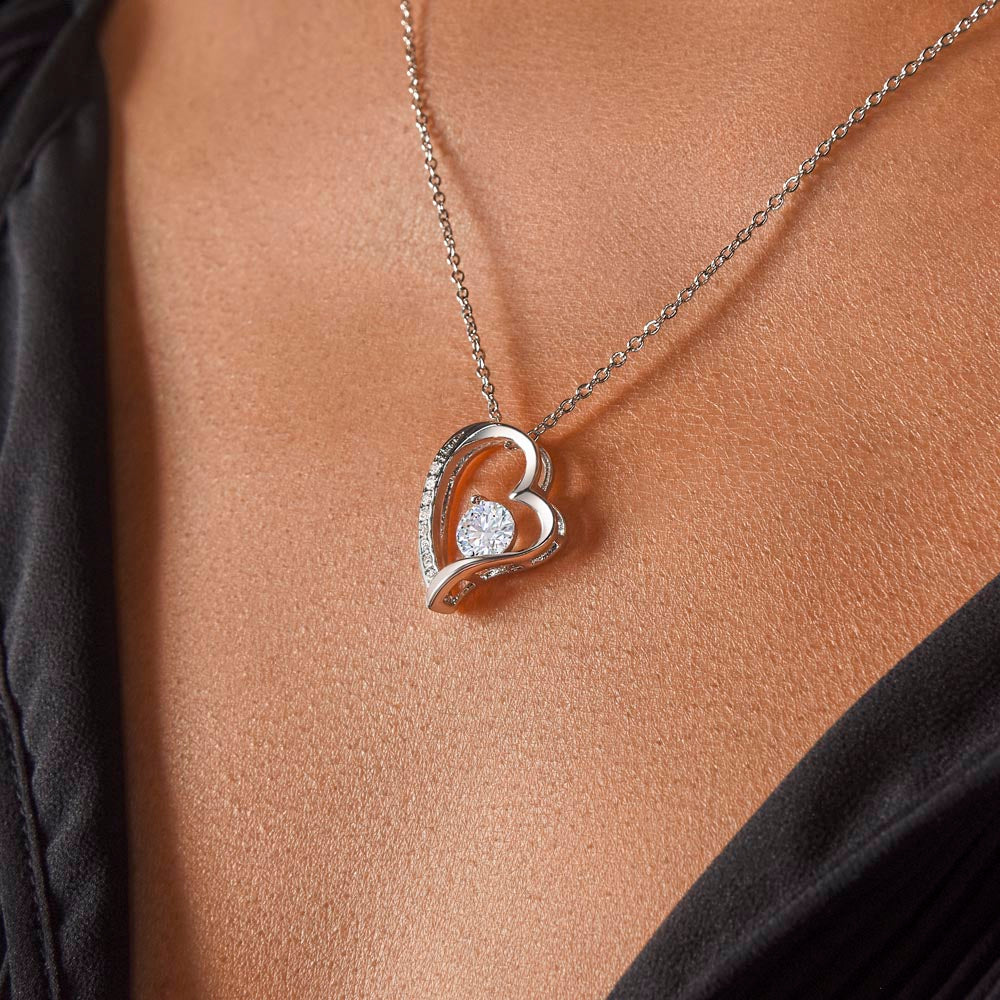 To My Daughter " I love you always and forever" Necklace