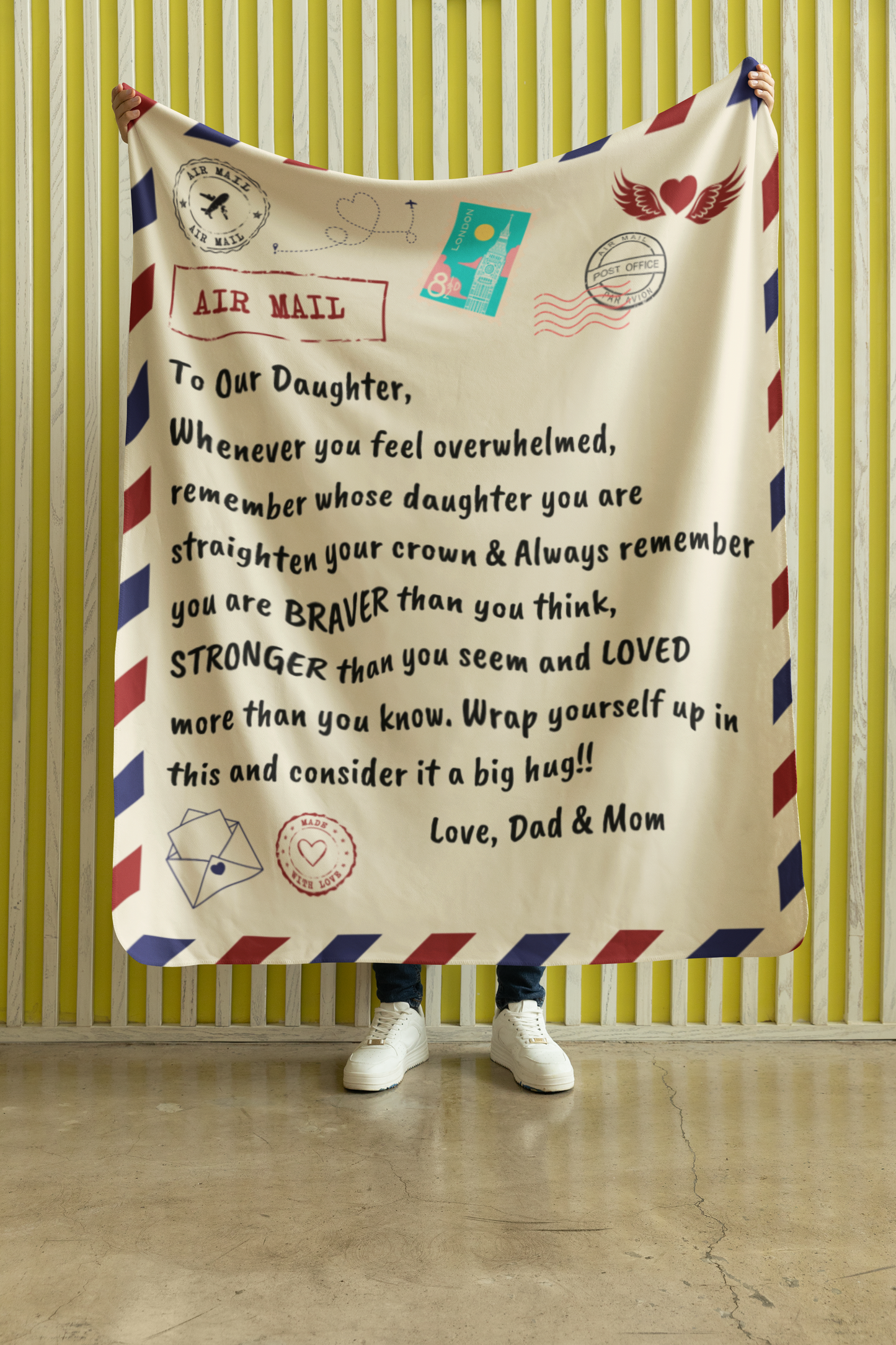 To My Daughter (From Mom & Dad Blanket)