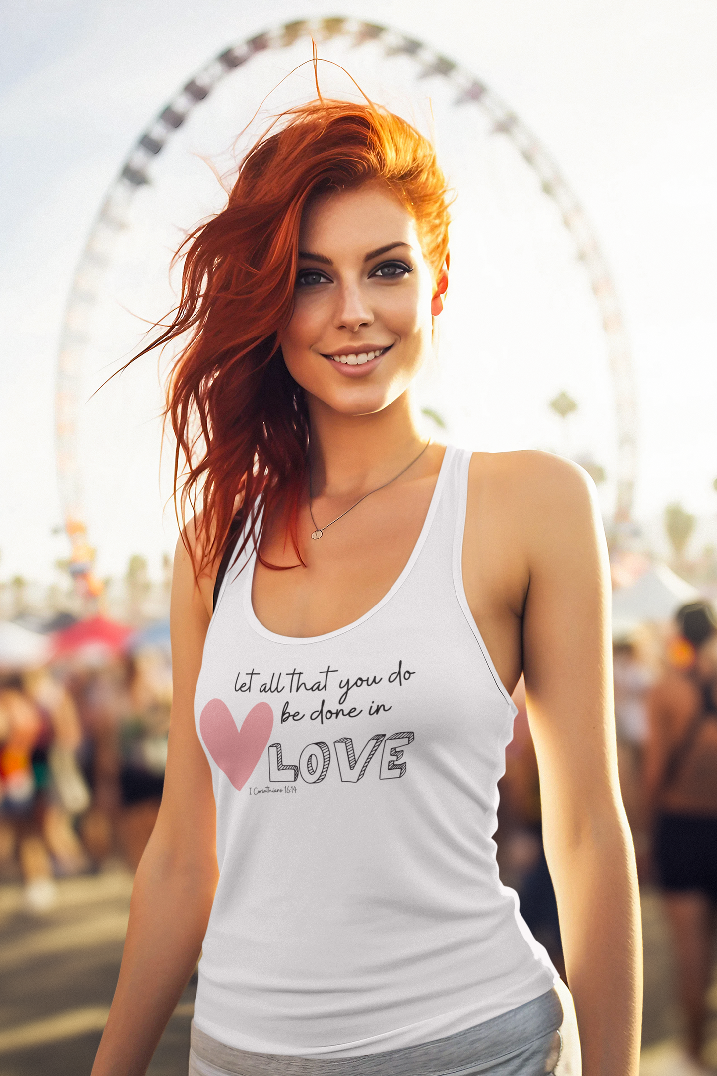 Let all that you do be done in Love Tank Top